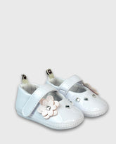 Baletas Sin Suela Flor Blanco Melosos